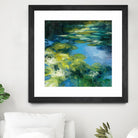 Water Lilies II by Julia Purinton on GIANT ART - green garden