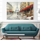 Morning in Paris by Avery Tillmon on GIANT ART - red city scene