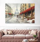 Morning in Paris by Avery Tillmon on GIANT ART - red city scene