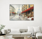 Morning in Paris by Avery Tillmon on GIANT ART - red city scene