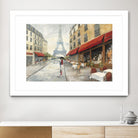 Morning in Paris by Avery Tillmon on GIANT ART - red city scene