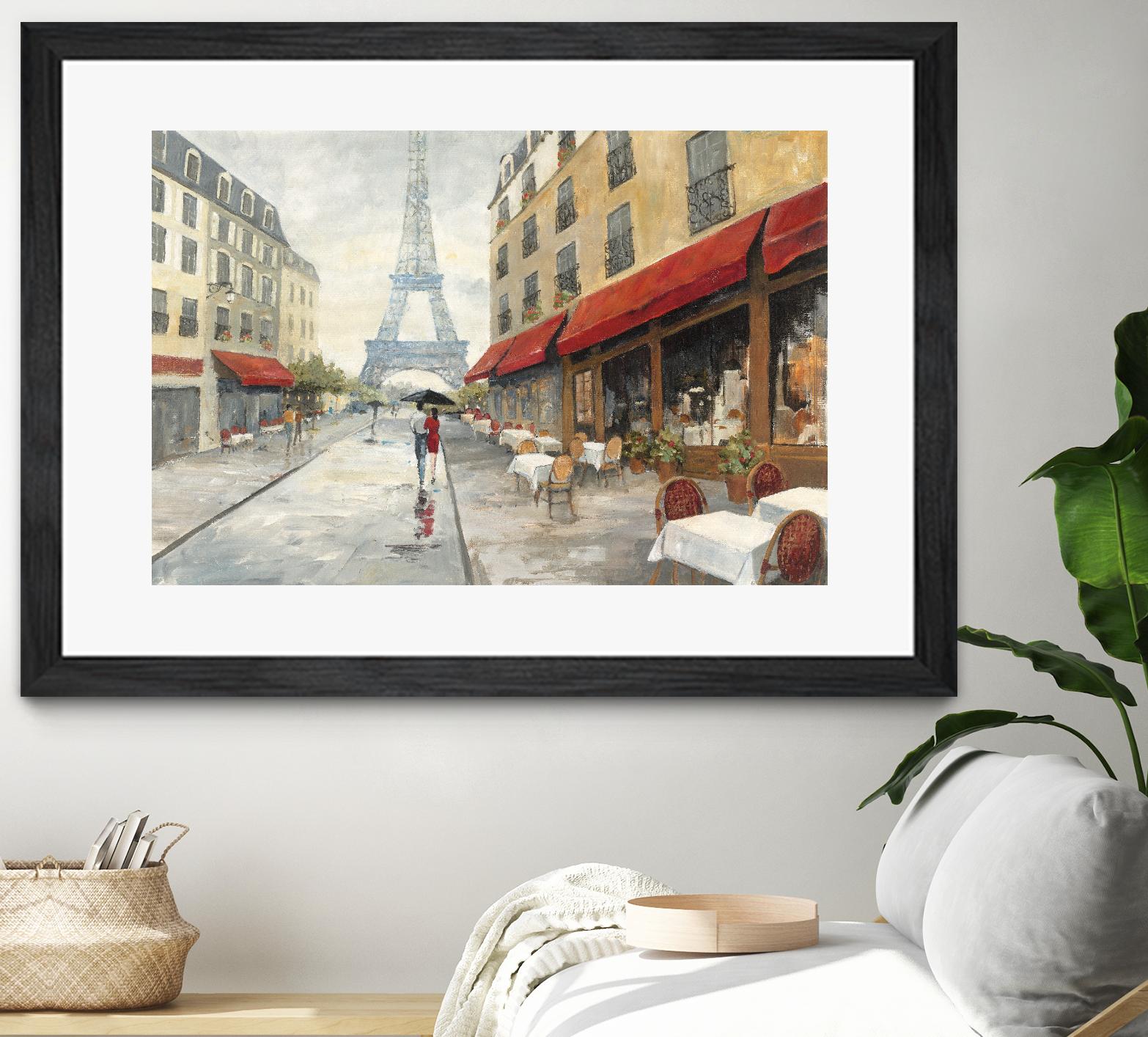 Morning in Paris by Avery Tillmon on GIANT ART - red city scene