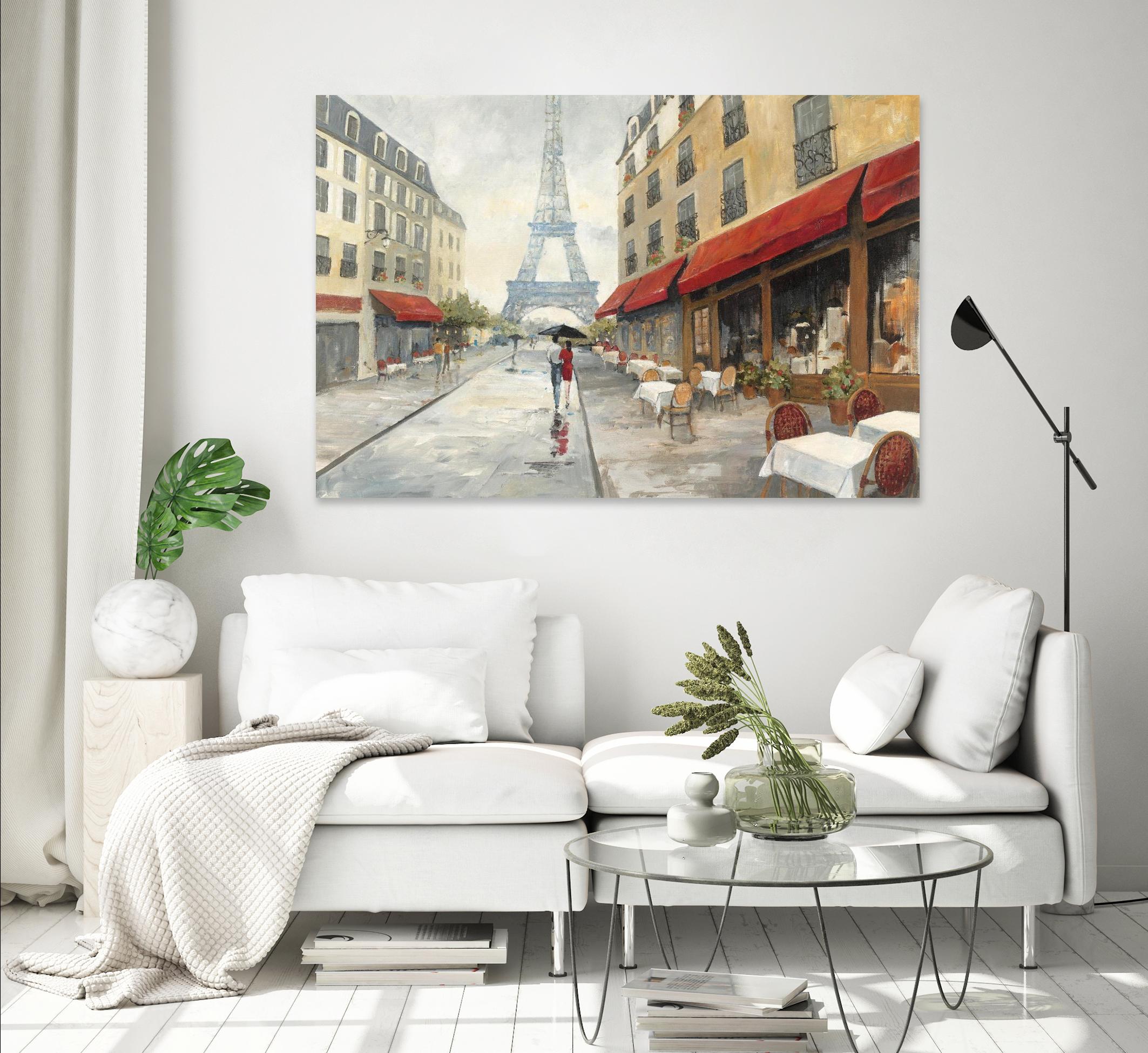 Morning in Paris by Avery Tillmon on GIANT ART - red city scene