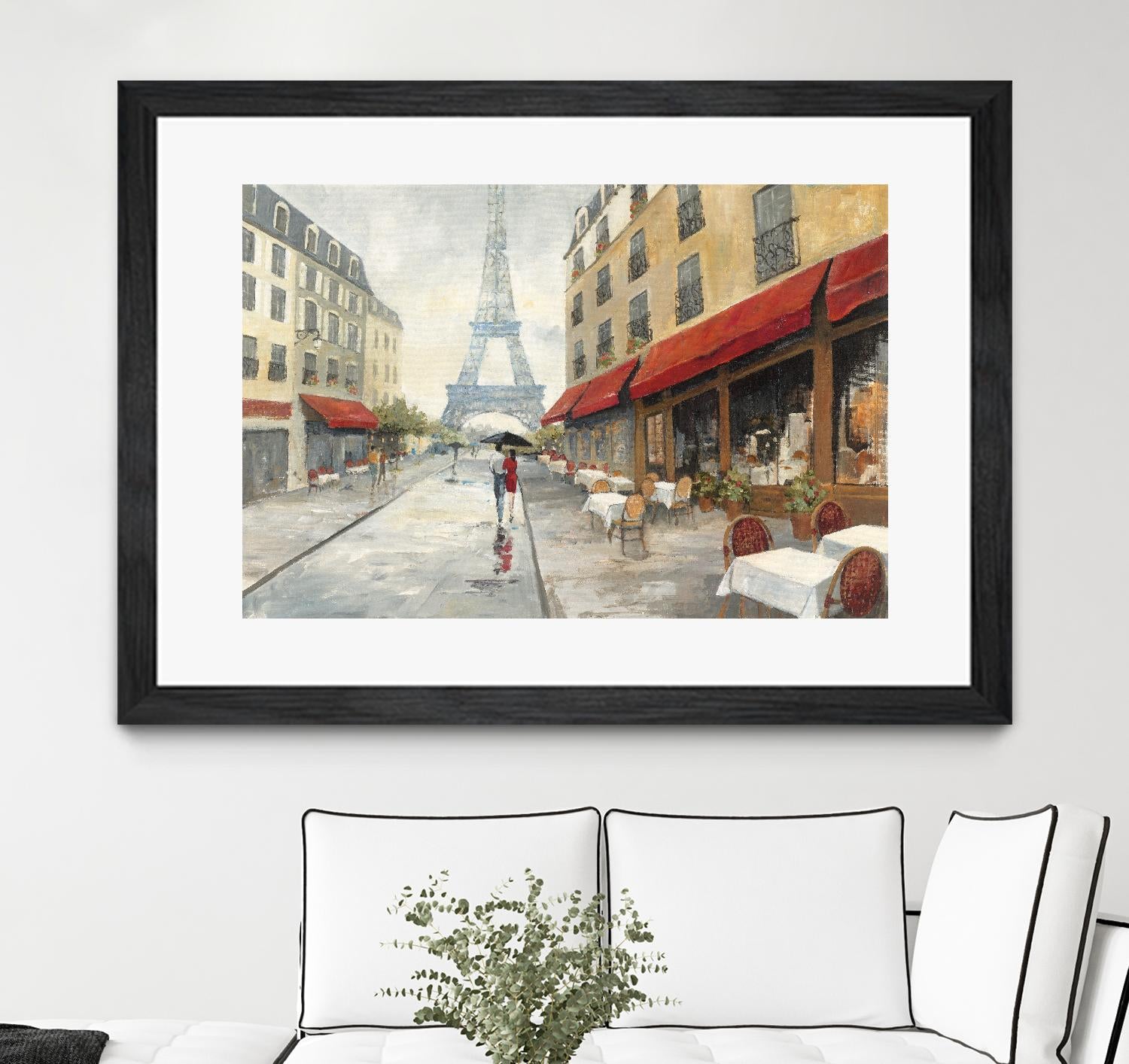 Morning in Paris by Avery Tillmon on GIANT ART - red city scene