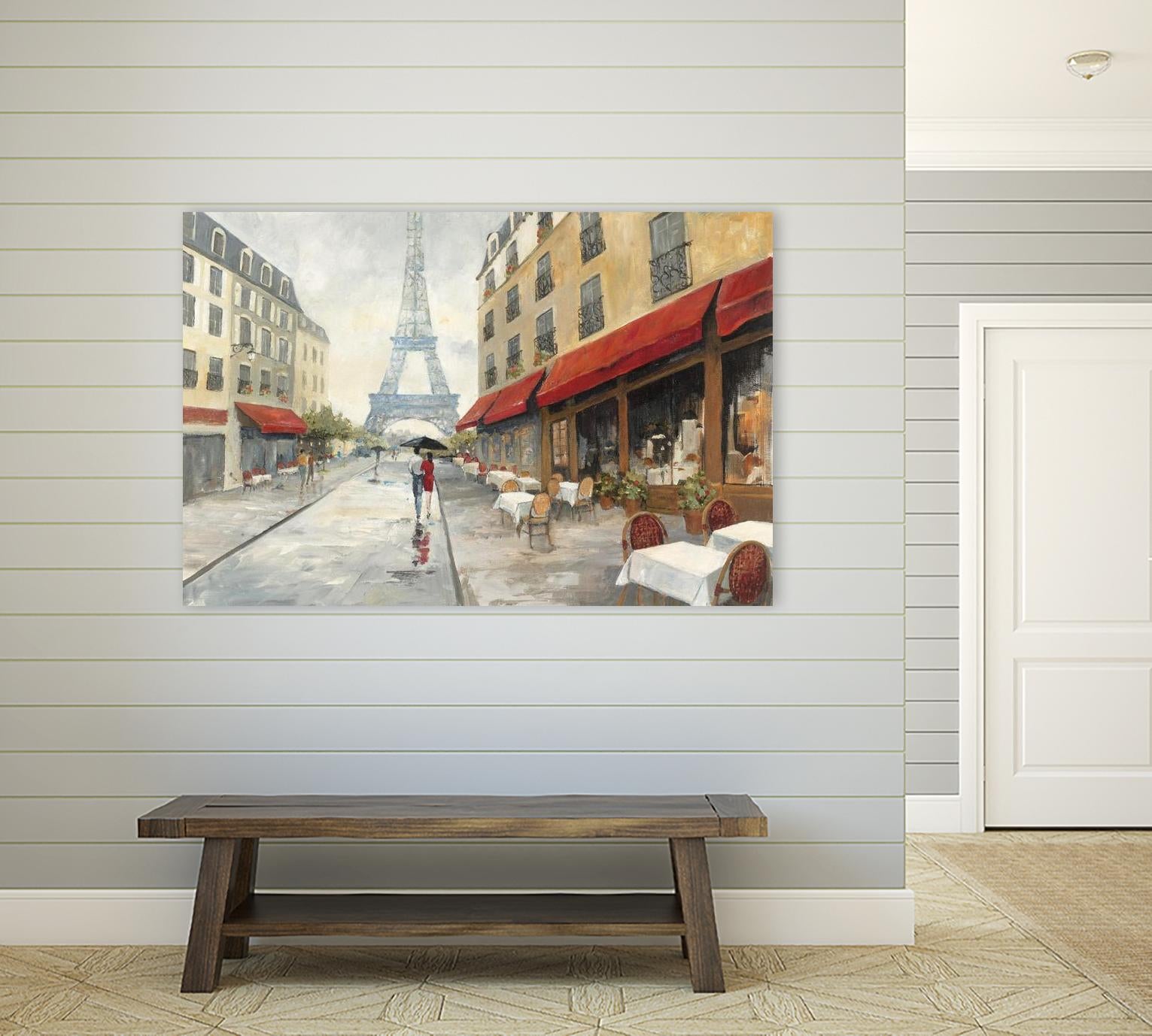 Morning in Paris by Avery Tillmon on GIANT ART - red city scene