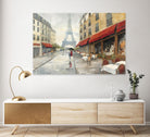 Morning in Paris by Avery Tillmon on GIANT ART - red city scene