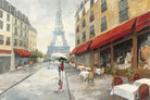 Morning in Paris by Avery Tillmon on GIANT ART - red city scene