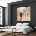 Romantic Paris II by Julia Purinton on GIANT ART - beige everyday life