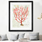 Textured Coral I by Avery Tillmon on GIANT ART - beige nautical