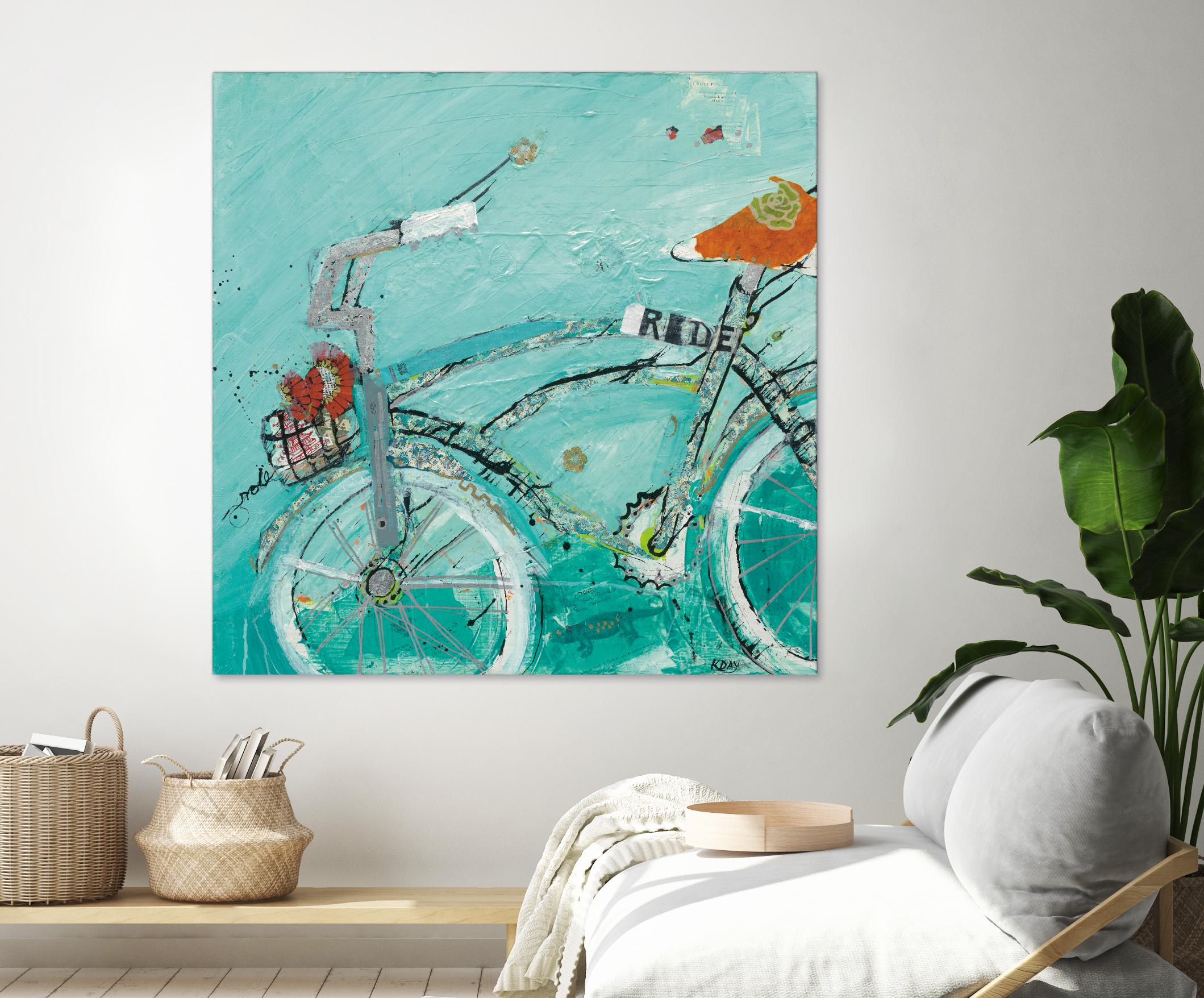 Ride by Kellie Day on GIANT ART - orange leisure