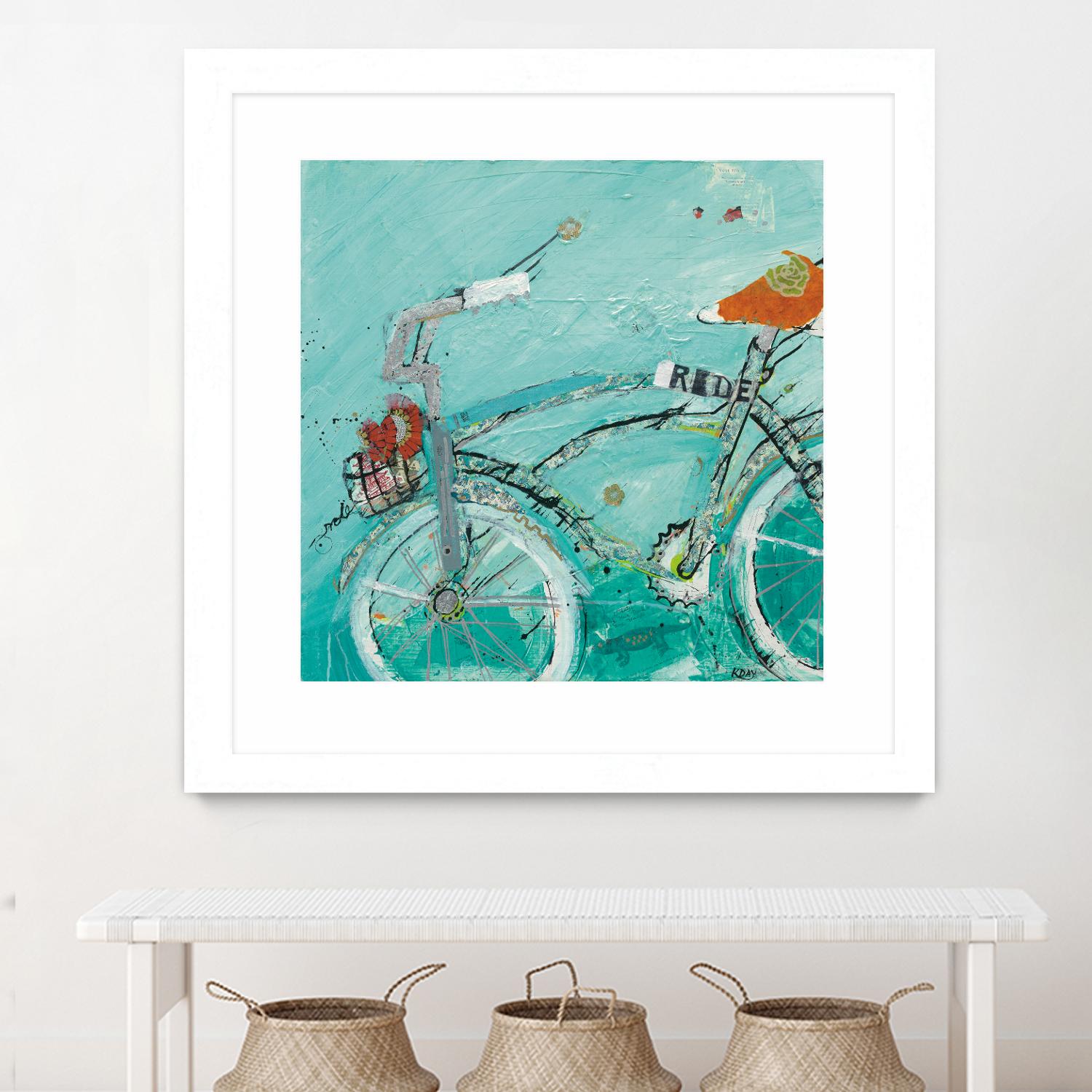 Ride by Kellie Day on GIANT ART - orange leisure