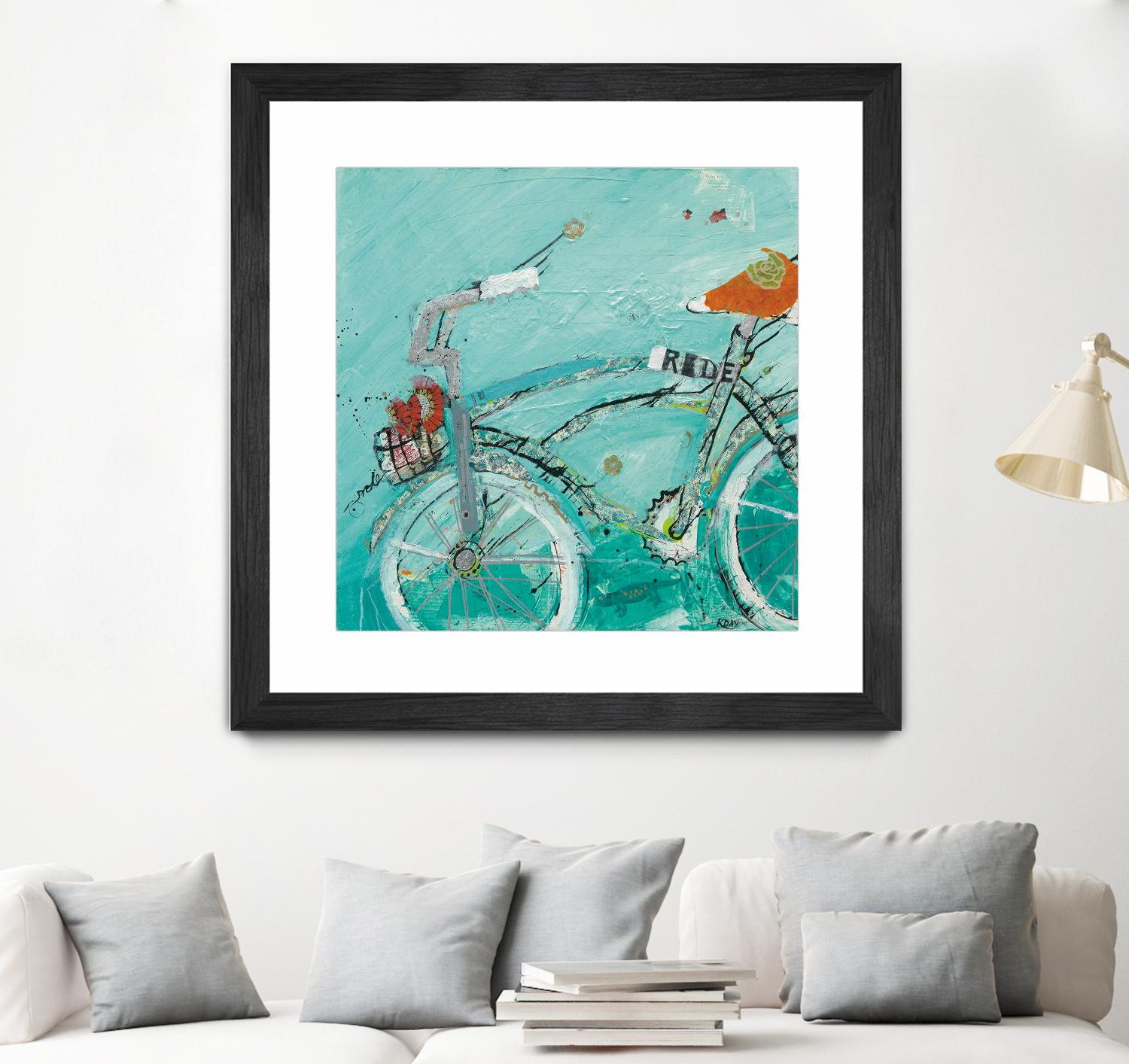 Ride by Kellie Day on GIANT ART - orange leisure