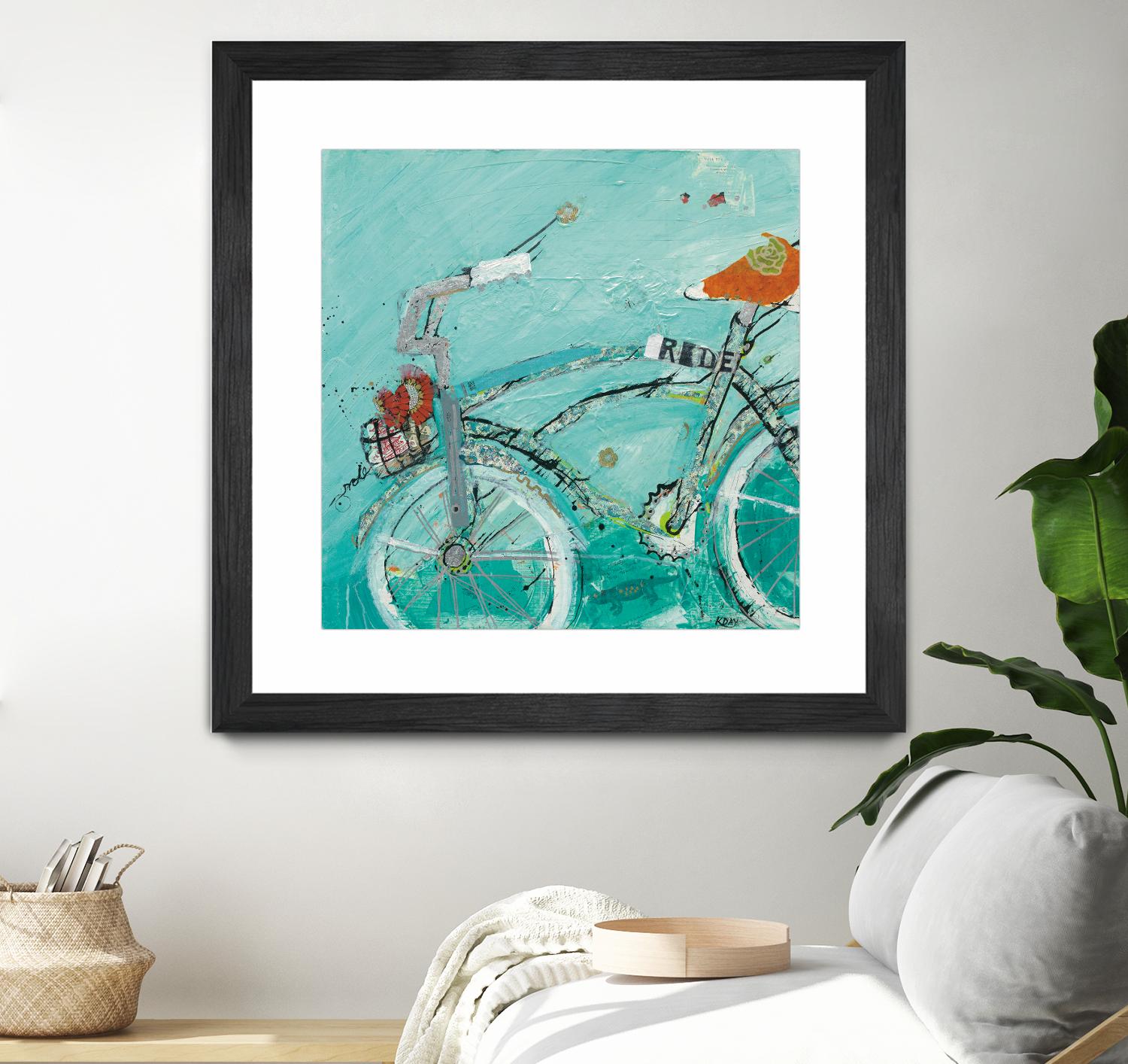 Ride by Kellie Day on GIANT ART - orange leisure