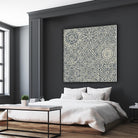 Stencil Tile Design by Wild Apple Portfolio on GIANT ART - white abstract