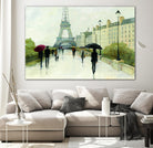 Eiffel in the Rain Marsala Umbrella by Avery Tillmon on GIANT ART - green everyday life