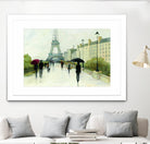 Eiffel in the Rain Marsala Umbrella by Avery Tillmon on GIANT ART - green everyday life