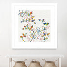 Rainbow Vines with Berries by Moira Hershey on GIANT ART - multi plants & trees natures