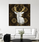Precious Antlers II by Wellington Studio on GIANT ART - beige country look