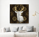 Precious Antlers II by Wellington Studio on GIANT ART - beige country look