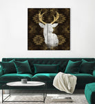 Precious Antlers II by Wellington Studio on GIANT ART - beige country look