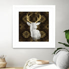 Precious Antlers II by Wellington Studio on GIANT ART - beige country look