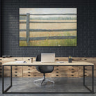 Edge of the Field by Elizabeth Urquhart on GIANT ART - grey landscape