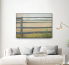 Edge of the Field by Elizabeth Urquhart on GIANT ART - grey landscape