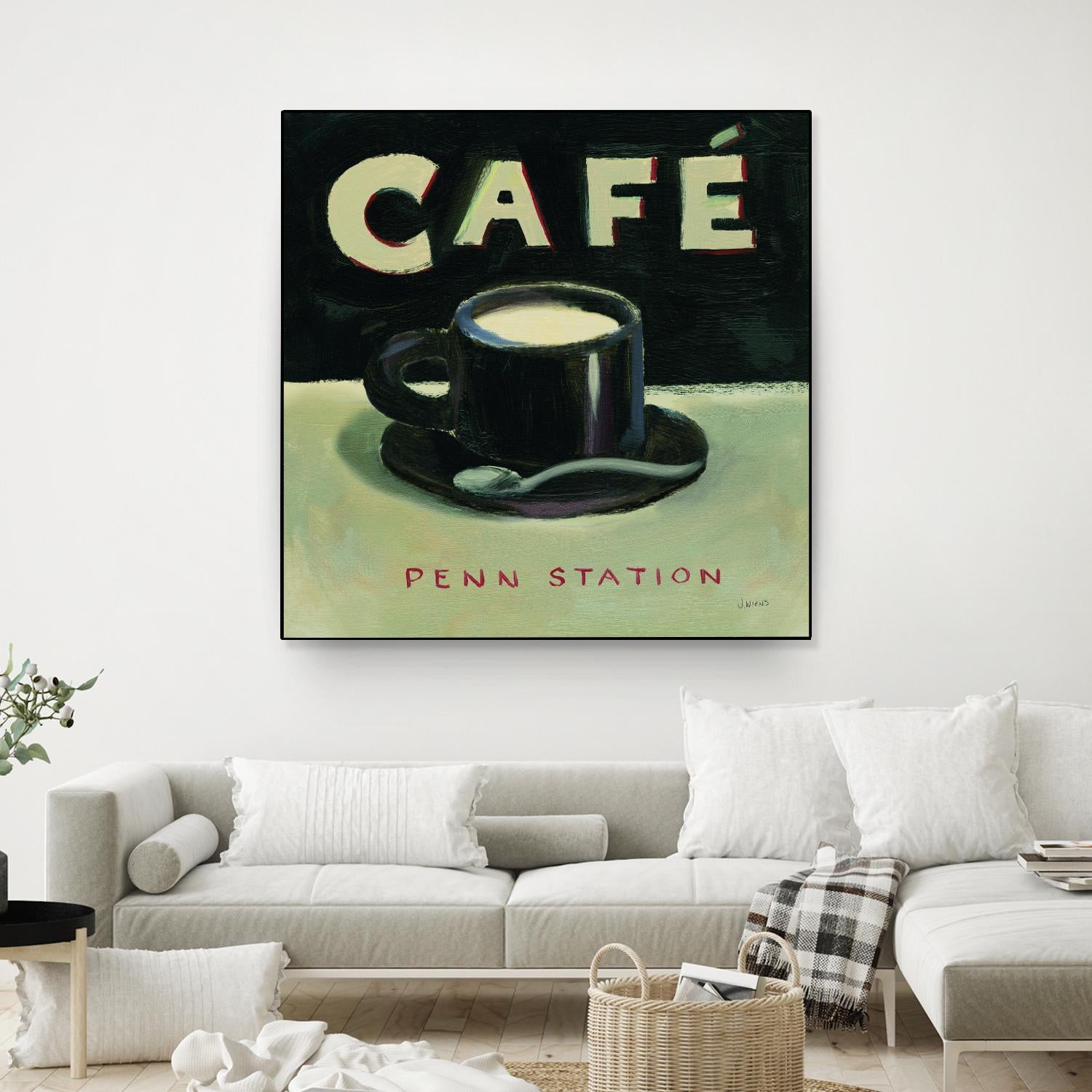 Coffee Spot I by James Wiens on GIANT ART - beige fruit-food-drink