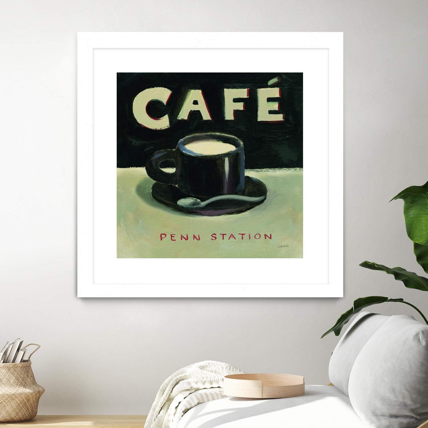 Coffee Spot I by James Wiens on GIANT ART - beige fruit-food-drink