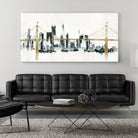 Bridge and Skyline by Avery Tillmon on GIANT ART - black city scene