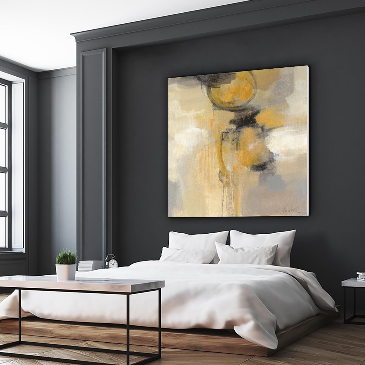 Solar Path I by Silvia Vassileva on GIANT ART - beige abstract