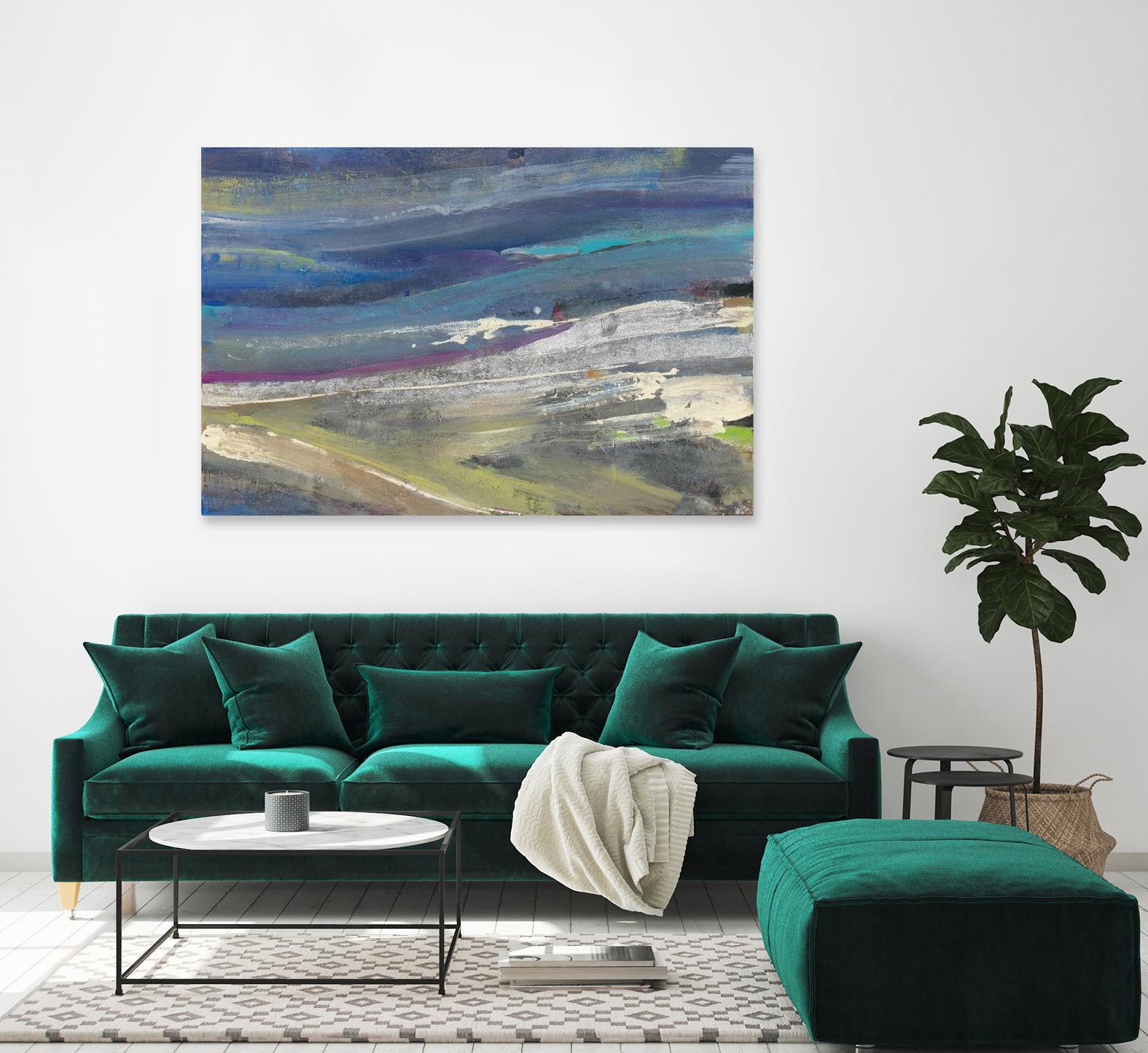 Highlands by Albena Hristova on GIANT ART - green abstract