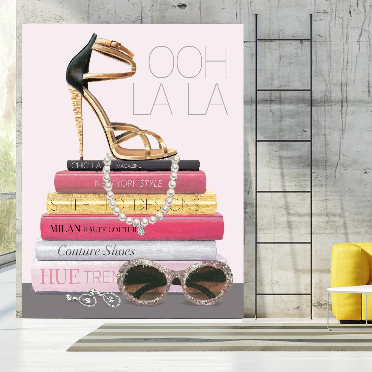 Paris Style I Gold and Black by Marco Fabiano on GIANT ART - grey fashion