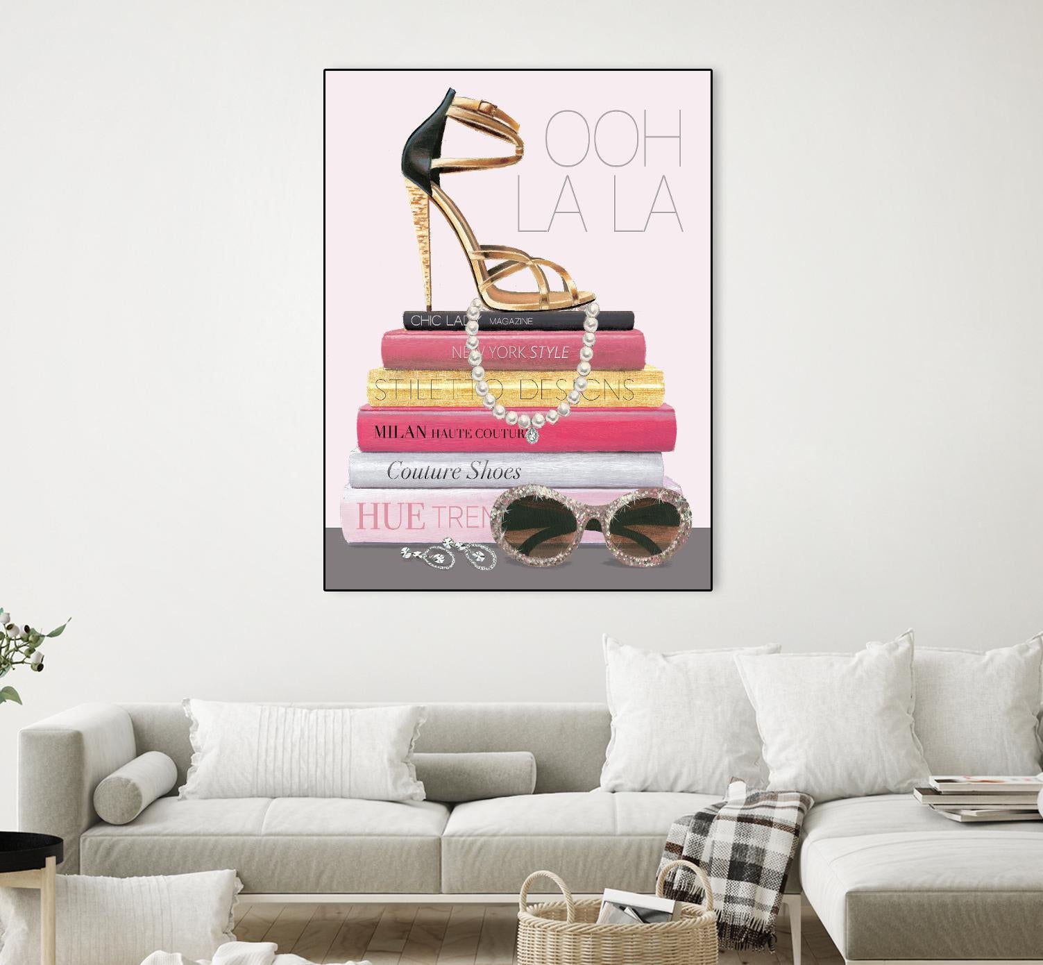 Paris Style I Gold and Black by Marco Fabiano on GIANT ART - grey fashion