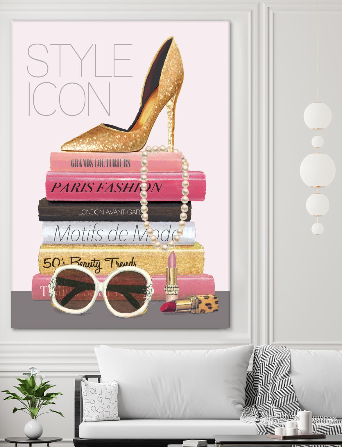 Paris Style II Gold and Black by Marco Fabiano on GIANT ART - grey fashion