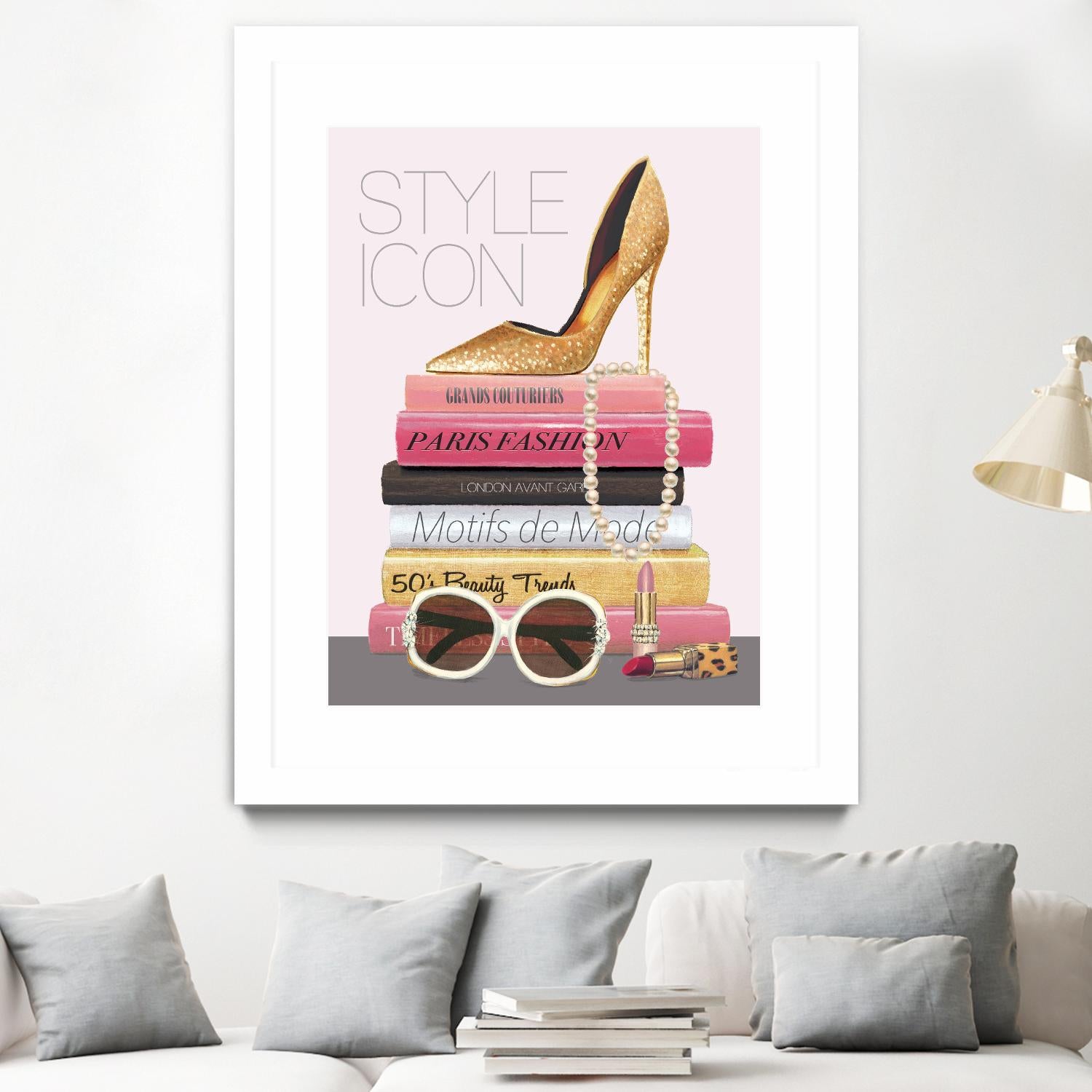 Paris Style II Gold and Black by Marco Fabiano on GIANT ART - grey fashion