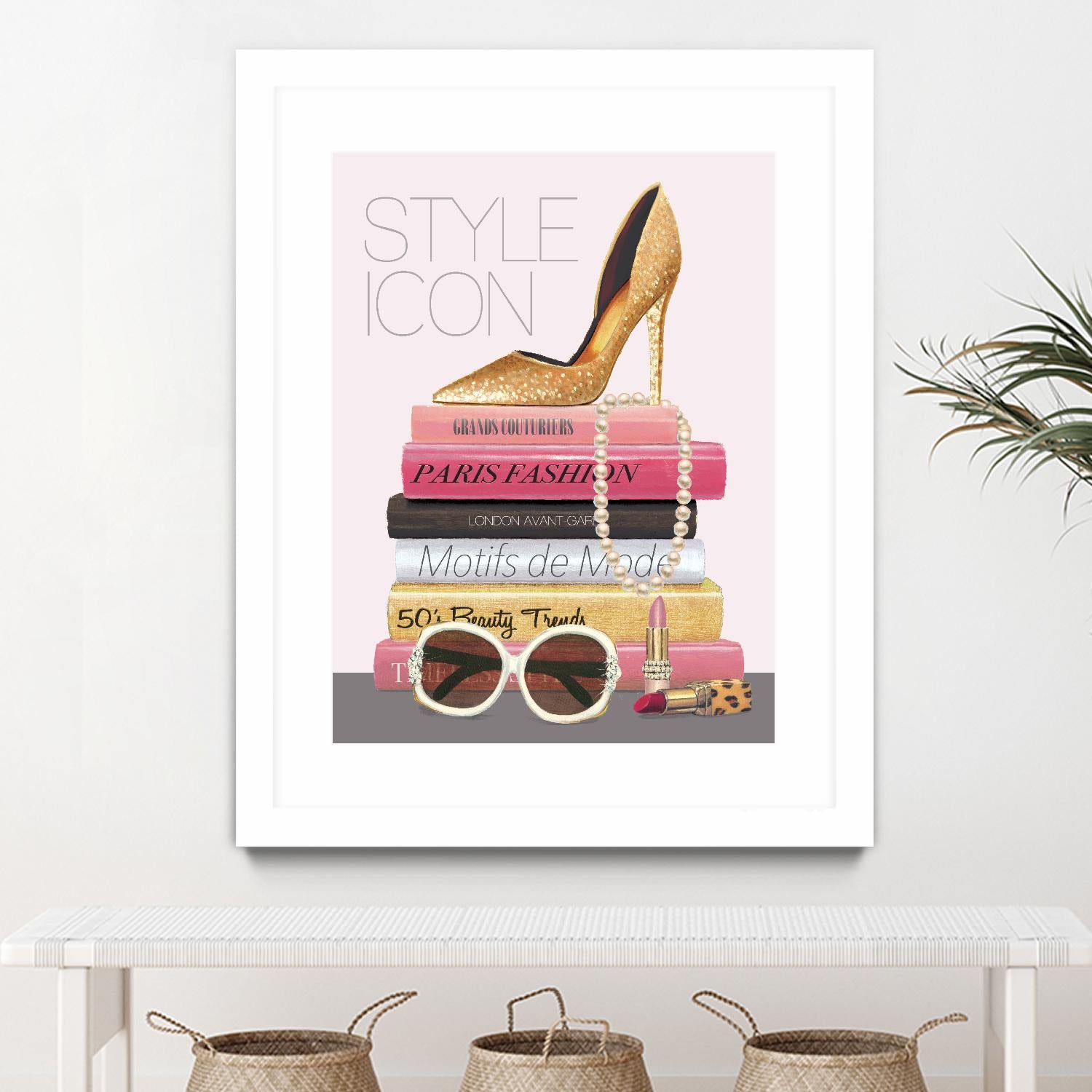 Paris Style II Gold and Black by Marco Fabiano on GIANT ART - grey fashion