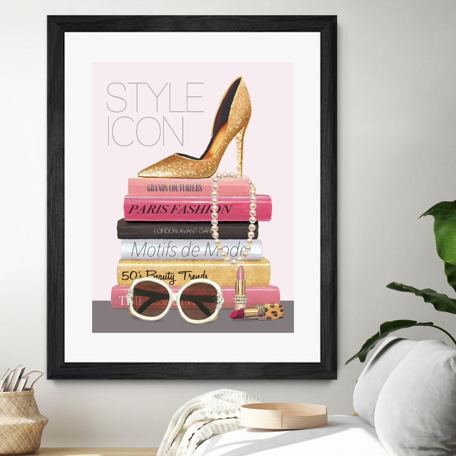 Paris Style II Gold and Black by Marco Fabiano on GIANT ART - grey fashion