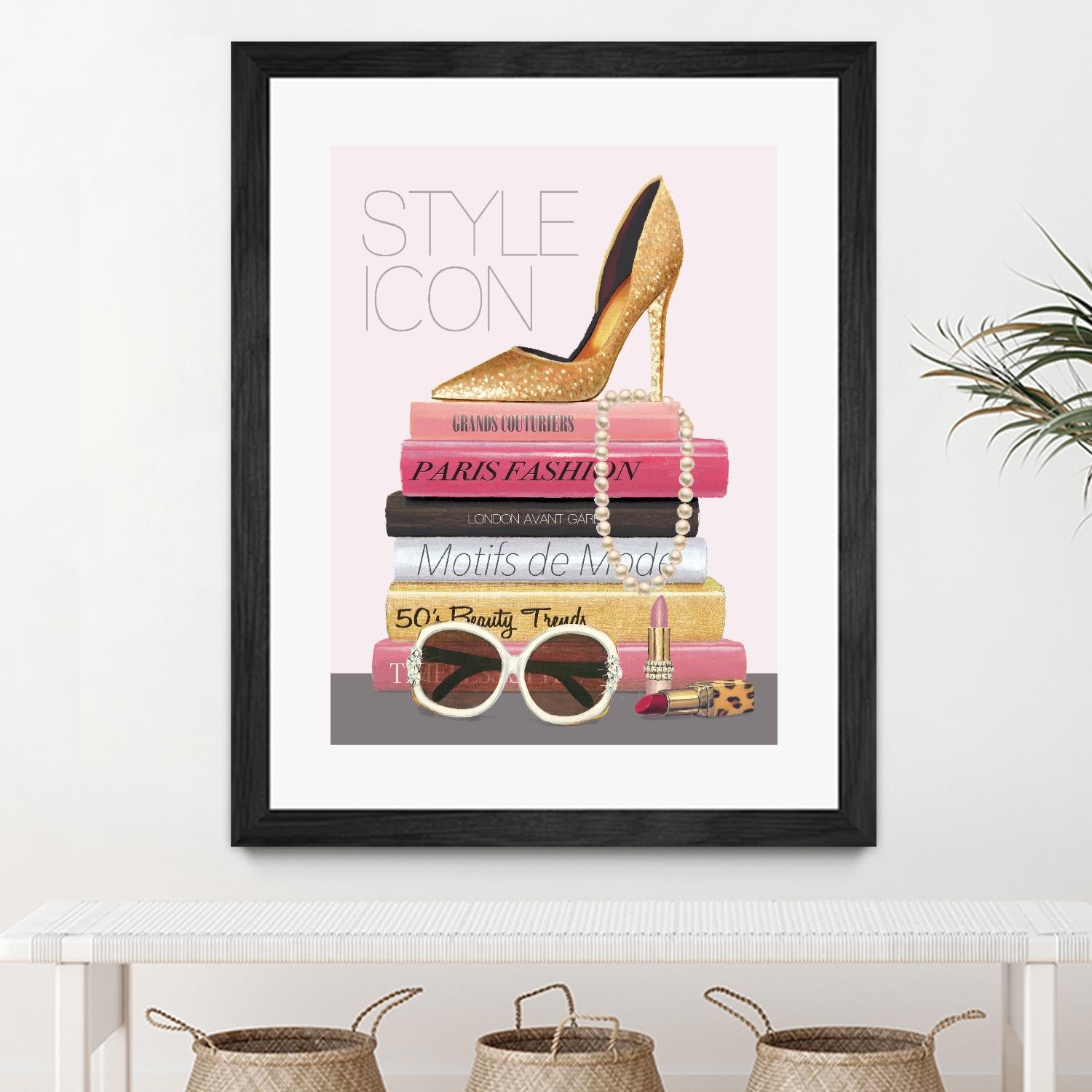 Paris Style II Gold and Black by Marco Fabiano on GIANT ART - grey fashion