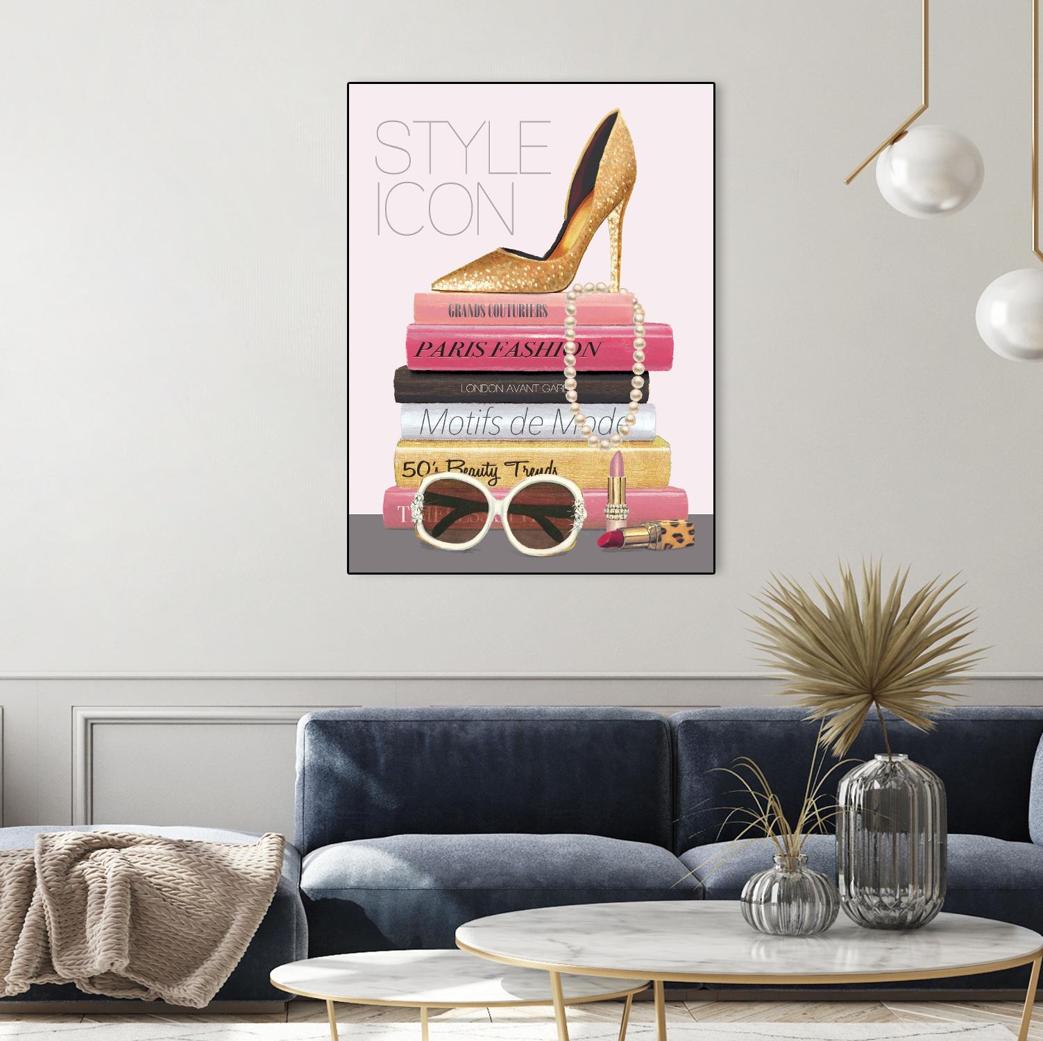 Paris Style II Gold and Black by Marco Fabiano on GIANT ART - grey fashion