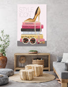 Paris Style II Gold and Black by Marco Fabiano on GIANT ART - grey fashion