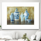 Ginger Jar Still Life 2 by Danhui Nai on GIANT ART - blue pot - dish