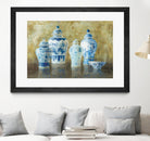 Ginger Jar Still Life 2 by Danhui Nai on GIANT ART - blue pot - dish