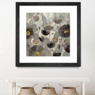 Morning Bloom Greige by Silvia Vassileva on GIANT ART - yellow floral