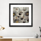 Morning Bloom Greige by Silvia Vassileva on GIANT ART - yellow floral