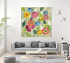 Fairy Tale Flowers I by Silvia Vassileva on GIANT ART - green floral