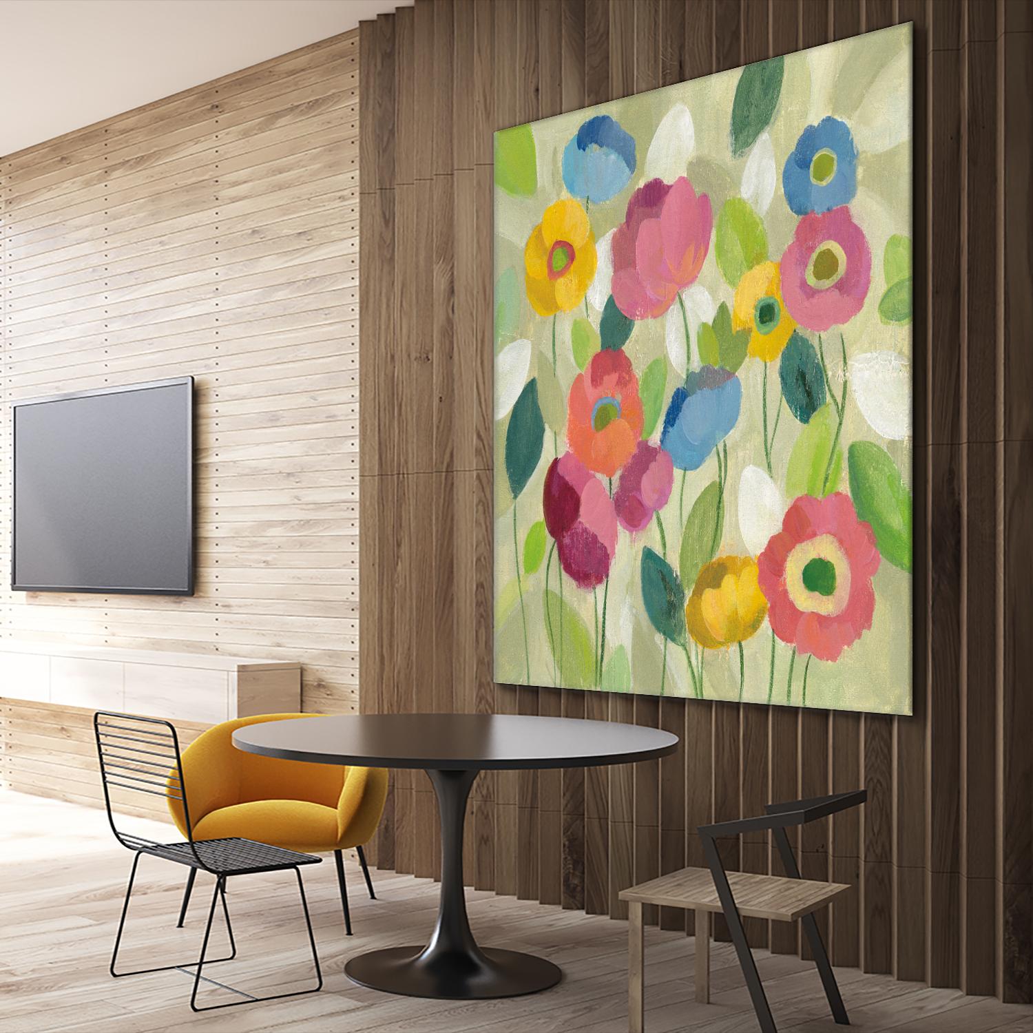 Fairy Tale Flowers I by Silvia Vassileva on GIANT ART - green floral
