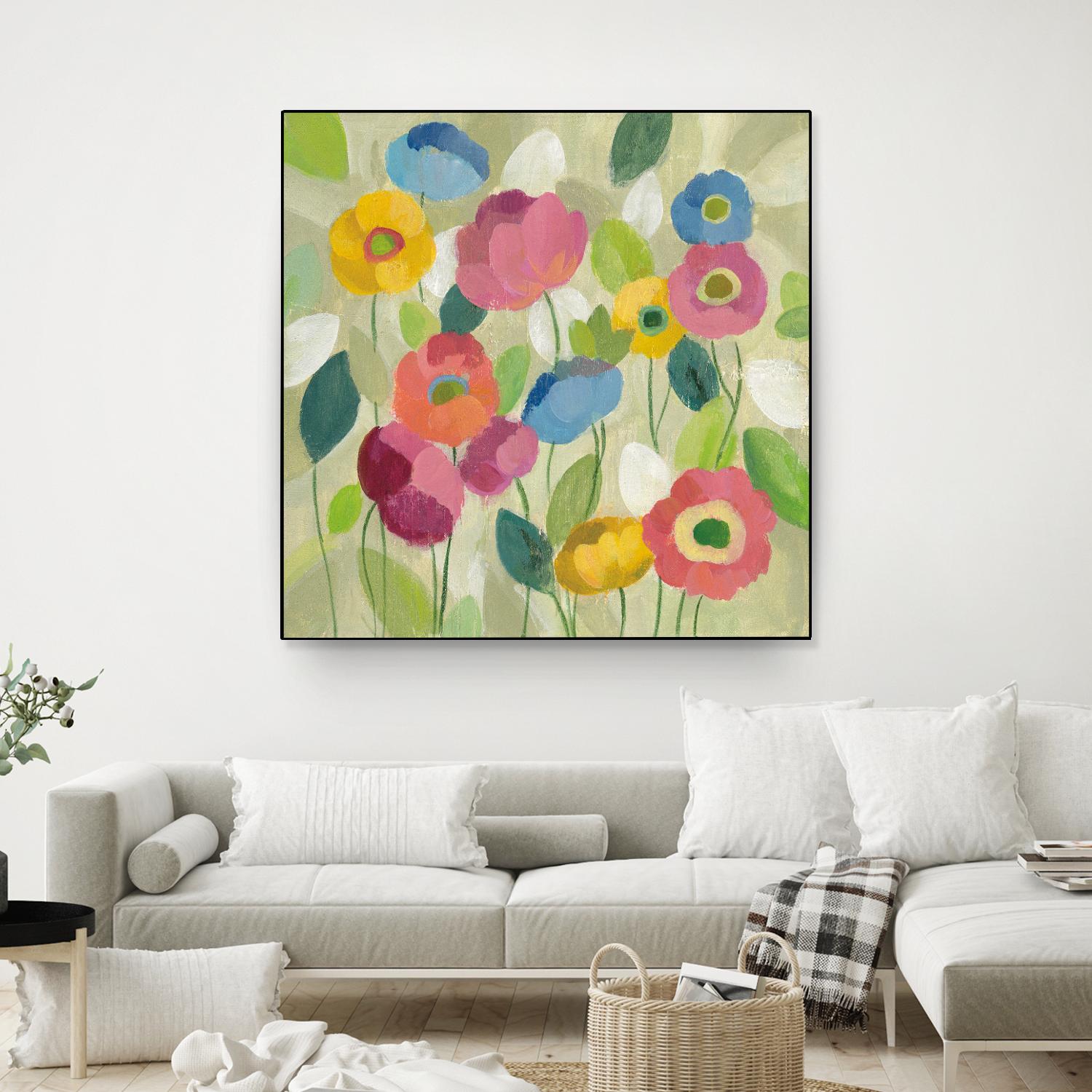 Fairy Tale Flowers I by Silvia Vassileva on GIANT ART - green floral