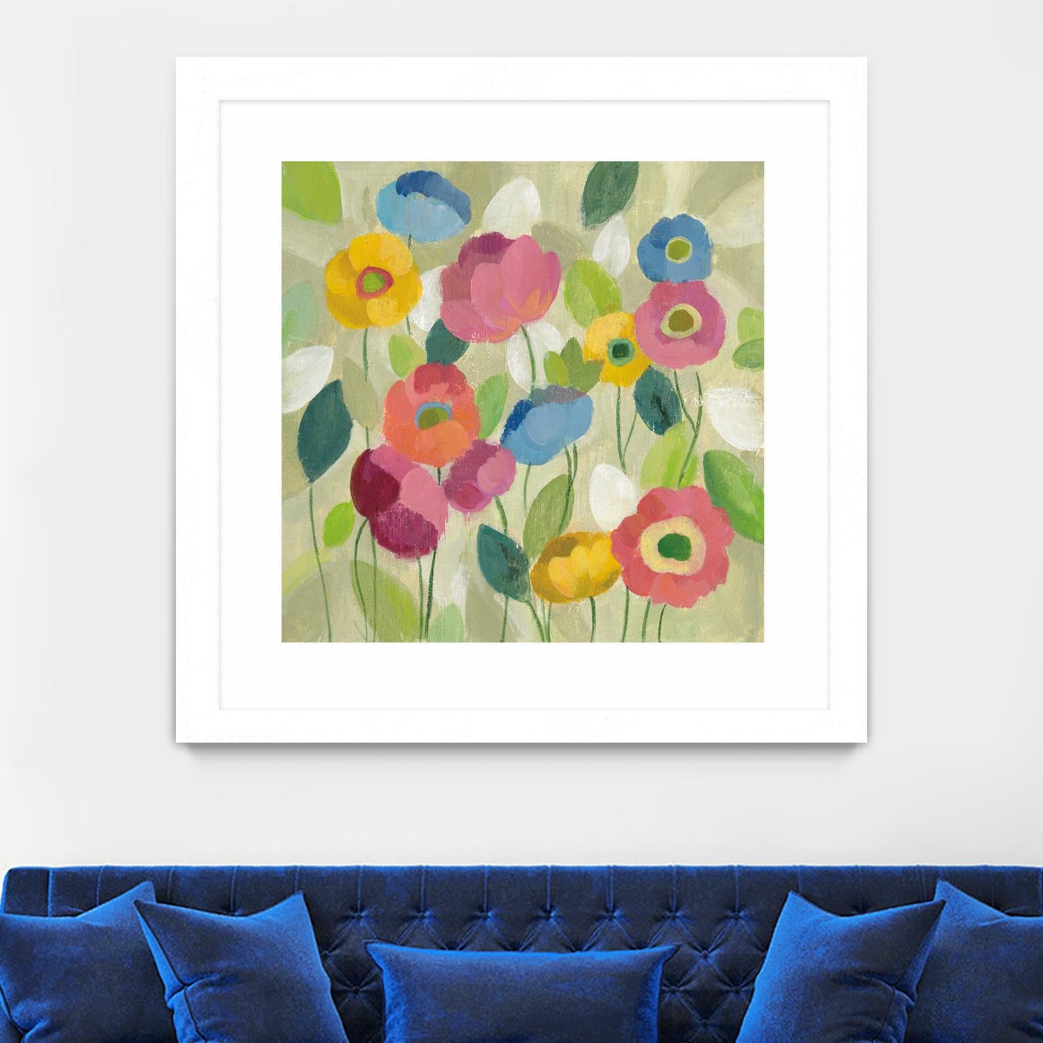 Fairy Tale Flowers I by Silvia Vassileva on GIANT ART - green floral