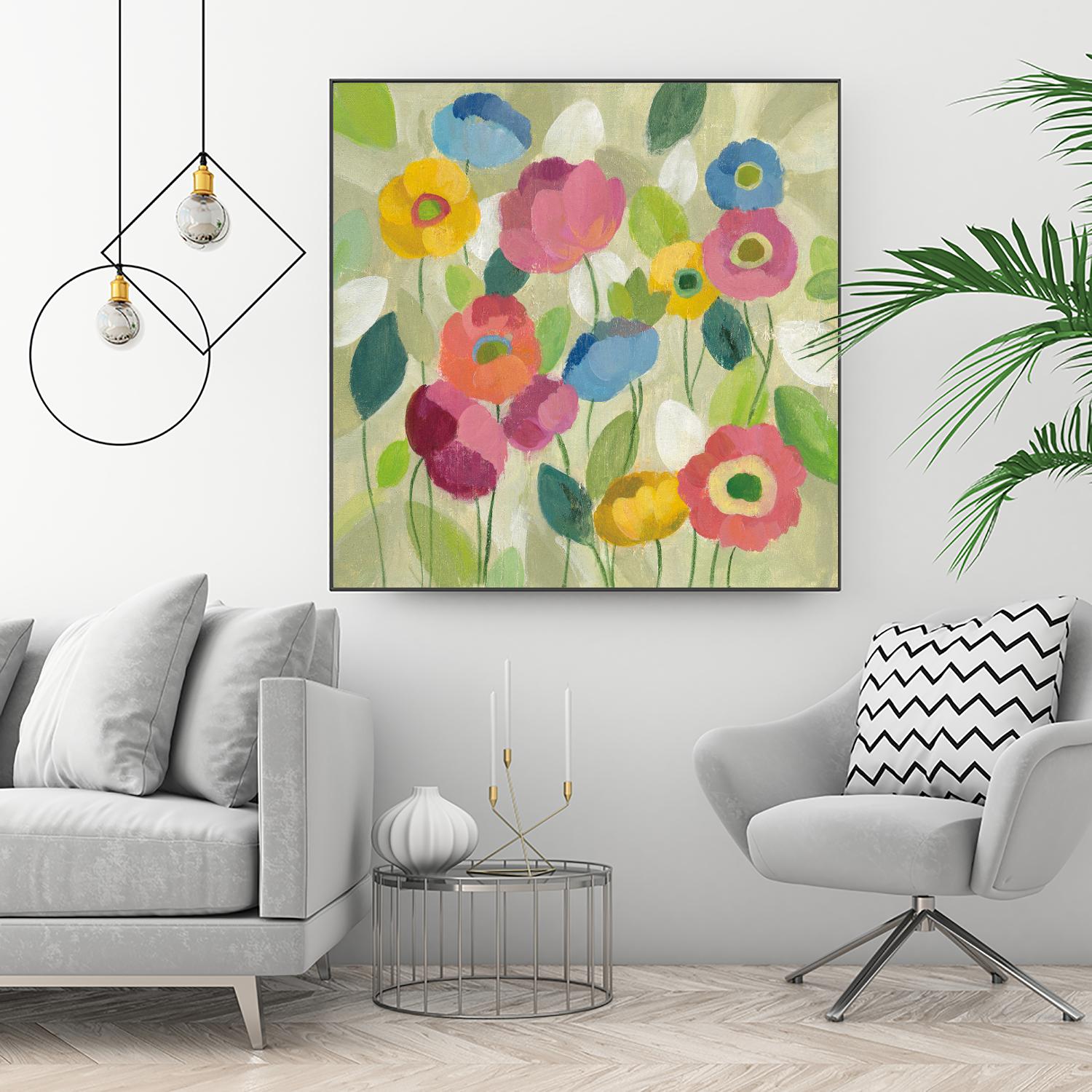 Fairy Tale Flowers I by Silvia Vassileva on GIANT ART - green floral